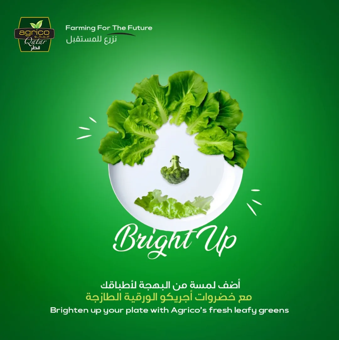 Agrico Qatar social post layout