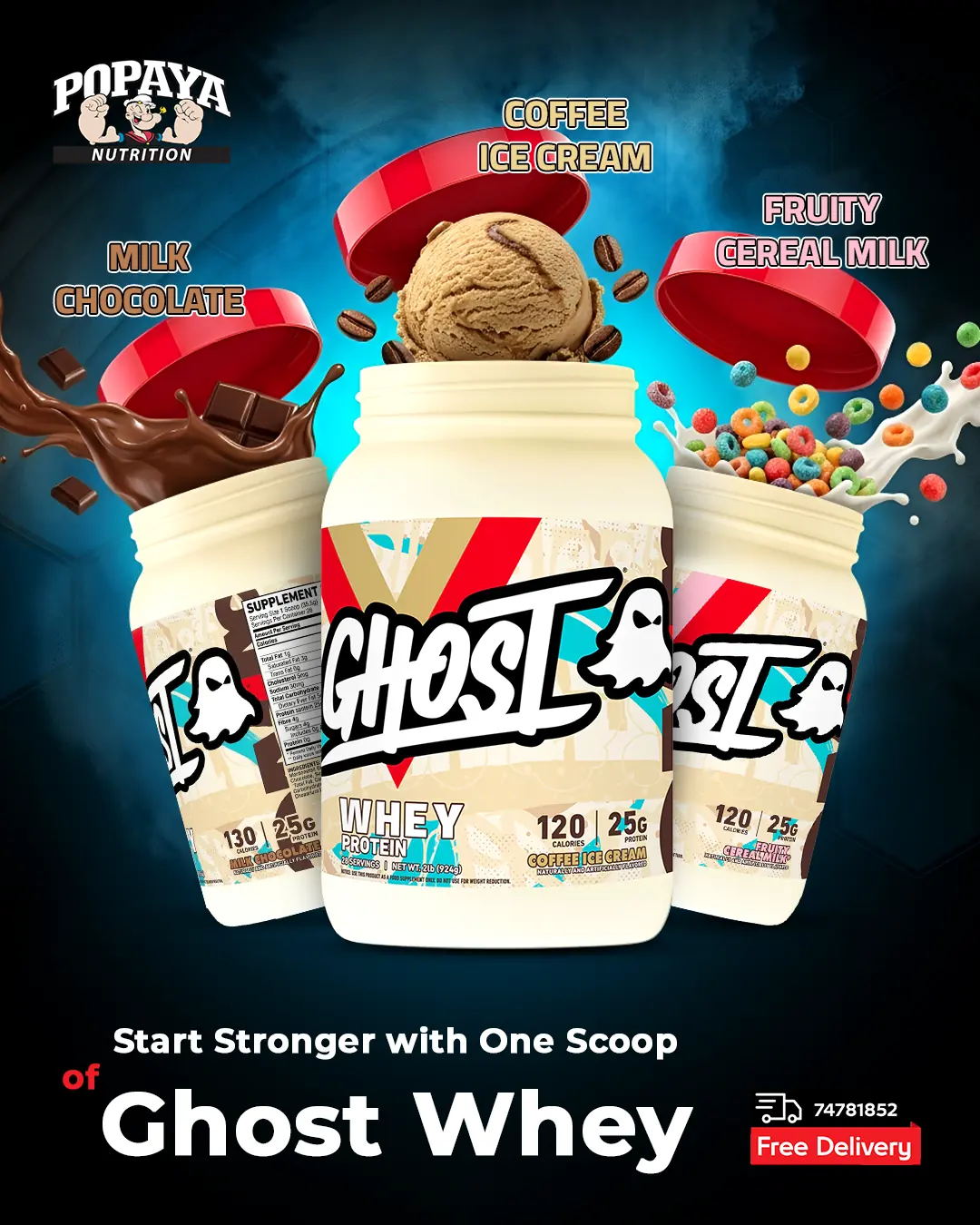 Popaya Nutrition protein post design