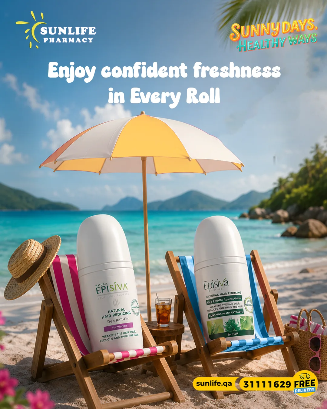Sunlife Pharmacy roll-on product design